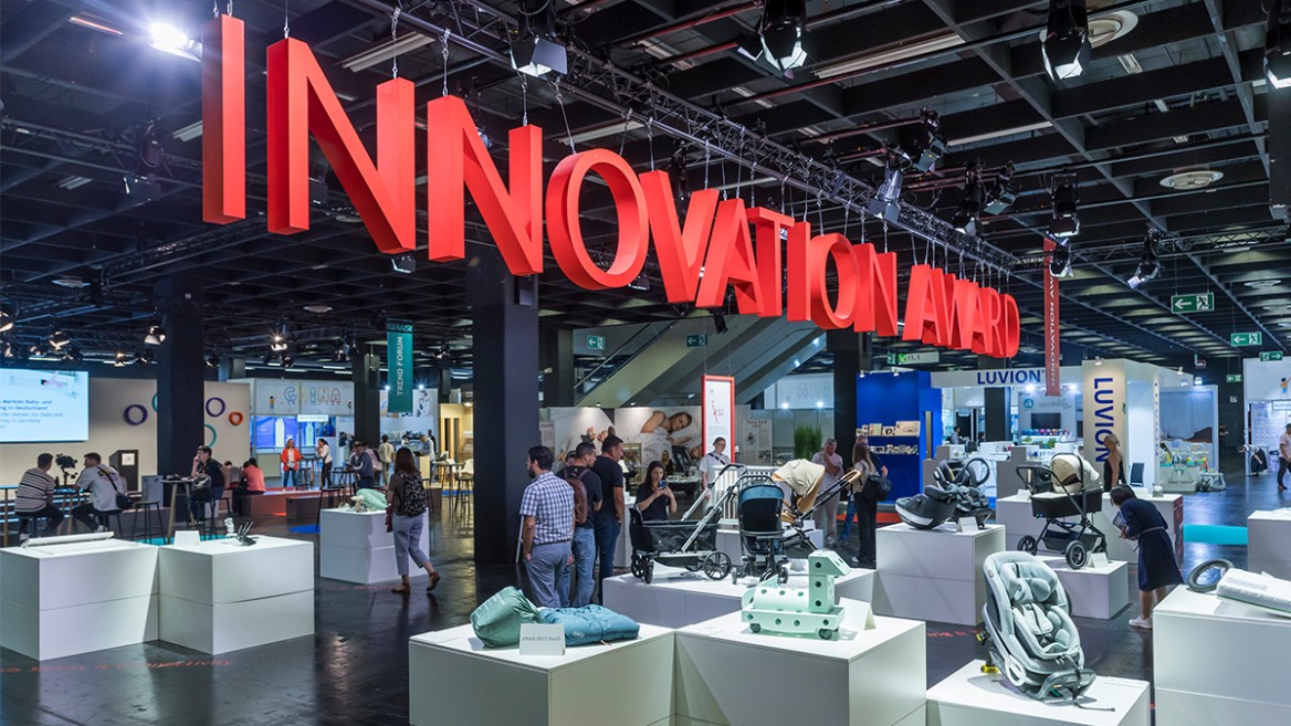 The products nominated for the Innovation Award will be presented in an exclusive special exhibition at Kind + Jugend trade fair.