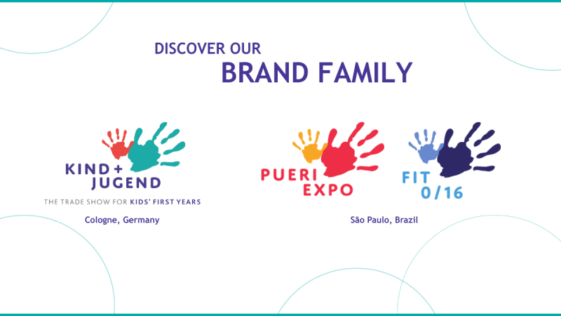 Logos for the FIT 0/16 and Pueri Expo trade fairs