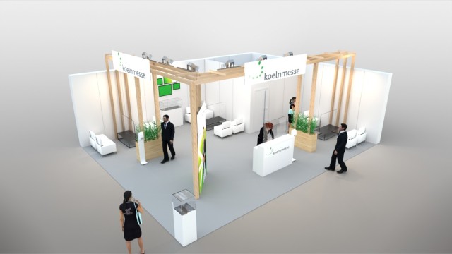 Woody Basic Messestand Woody Basic