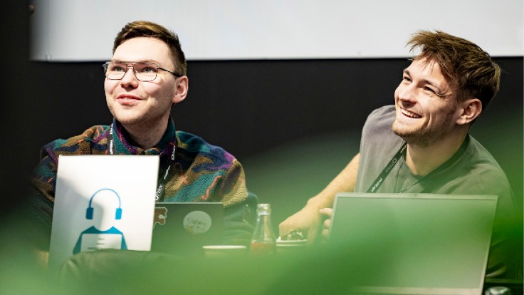 Participants in the hackathon at PMRExpo 2025