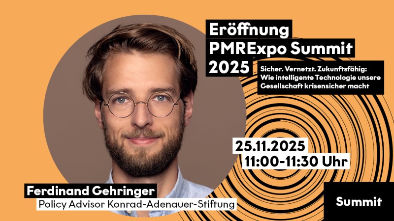 Summit Speaker Ferdinand Gehring
