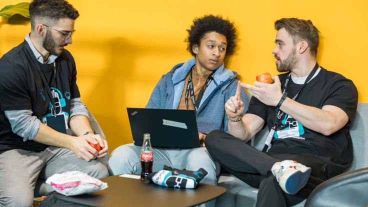 Participants in the hackathon at PMRExpo 2024