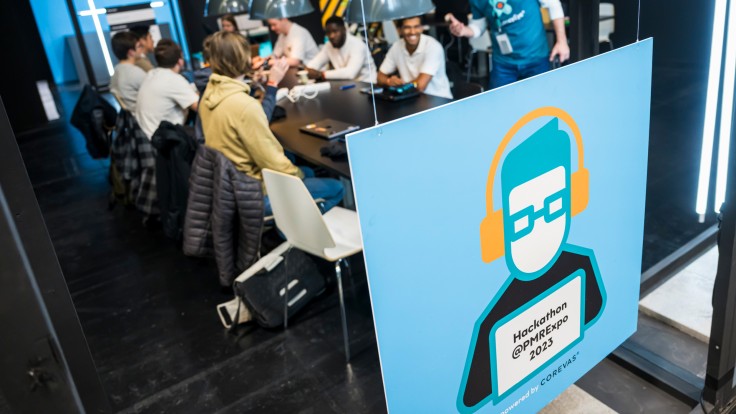 Eingangsbereich der Hackathon Area