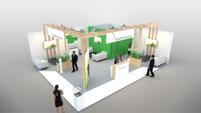 Woody Advanced Trade fair stand Woody Advanced