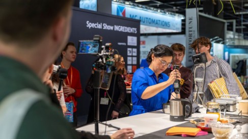 Vorführung auf der Fläche der Special Show Ingredients