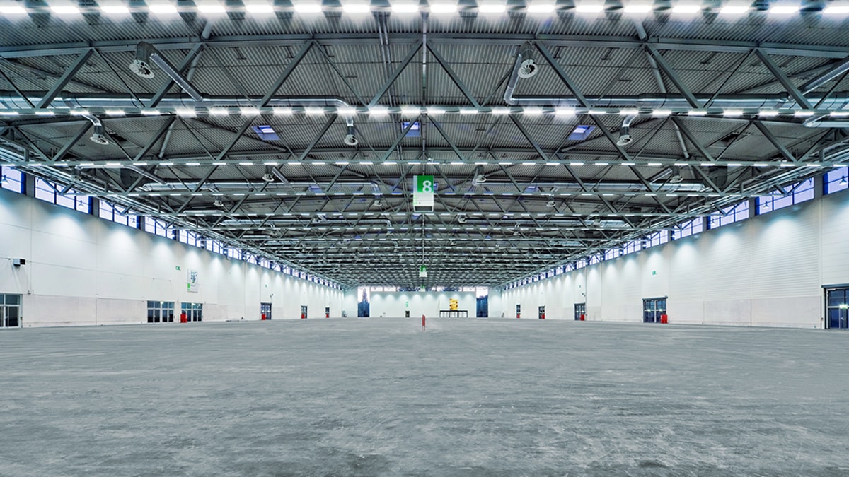 Fair hall at Koelnmesse Fair hall at Koelnmesse