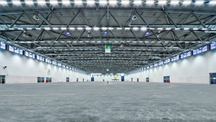Fair hall at Koelnmesse Fair hall at Koelnmesse