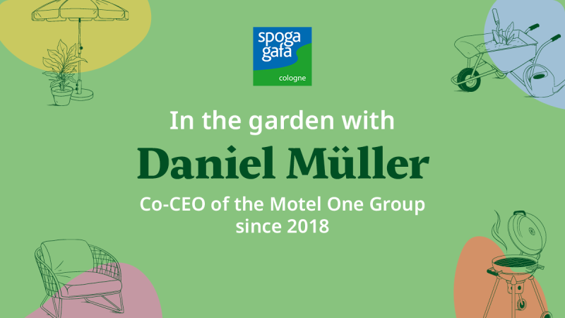 In the garden with Daniel Müller