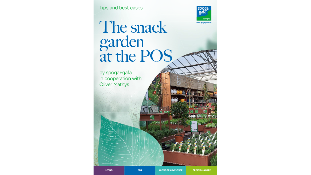 White paper snack garden