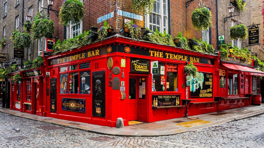 Traditional Irish pub in Dublin Traditional Irish pub in Dublin